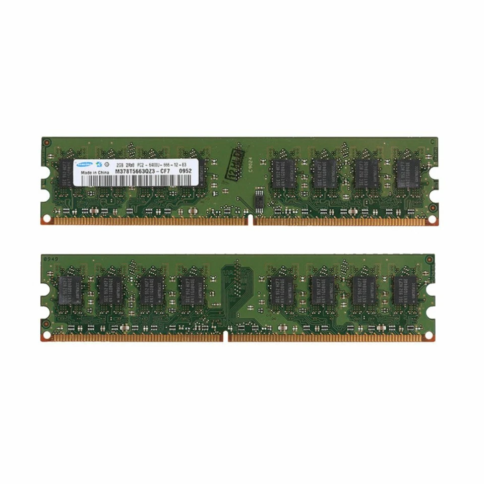 Samsung 8GB 4x 2GB 800MHz DDR2 PC2-6400U 240pin DIMM Desktop PC Memory SDRAM BT - Image 4 of 4