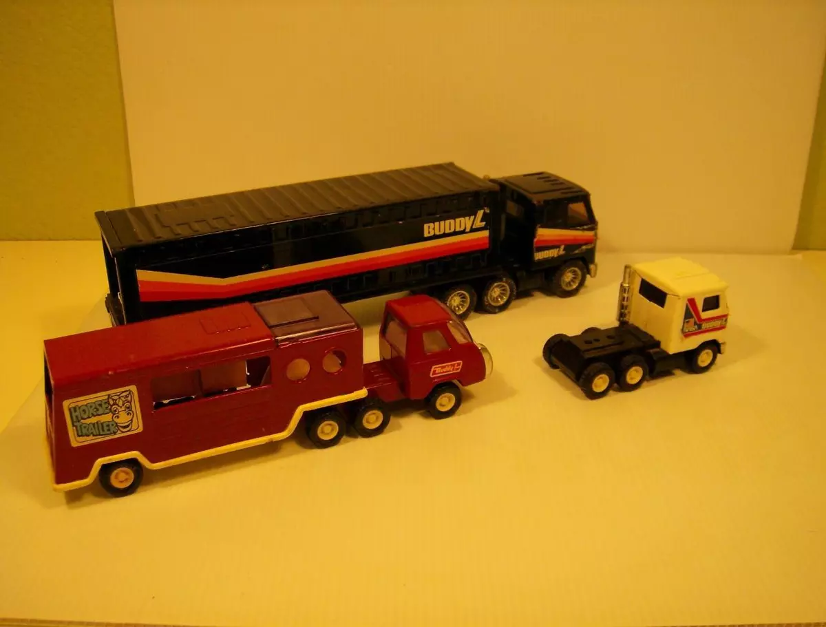 Mack toy hotsell trucks and trailers