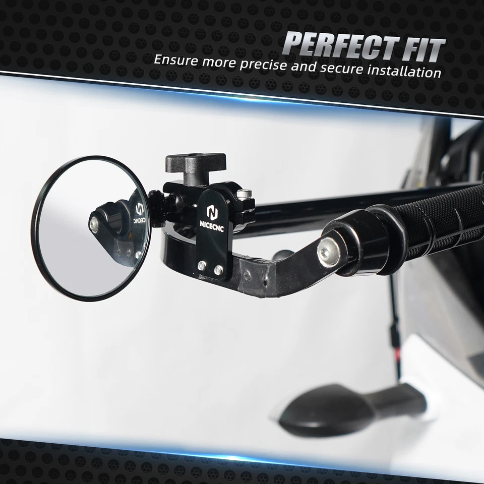 Espejo retrovisor ajustable para Suzuki RMZ250 RMZ450 WR250F WR250F Foto 3 de 4