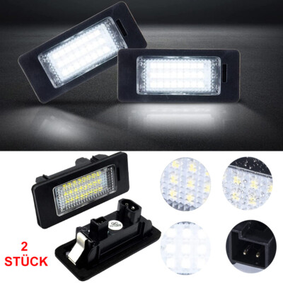 2 STÜCK LED Kennzeichenbeleuchtung Für BMW 3er 5er E39 E60 E61 E90 E91 E92 E93