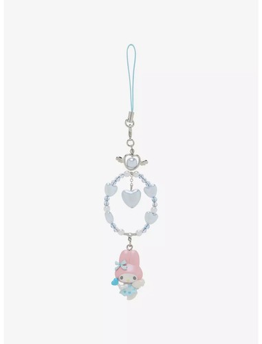 My Melody Dreaming Angel Beaded Phone Charm, New! - Zdjęcie 2 z 4