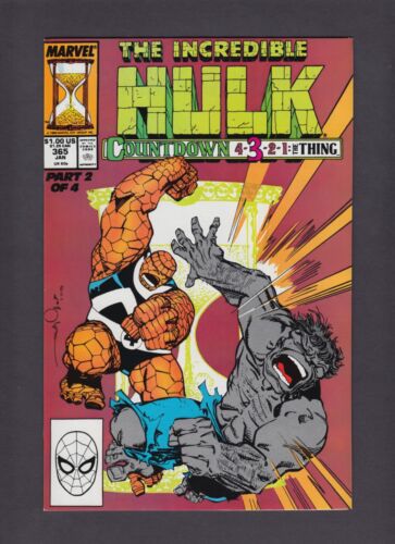 Incroyable Hulk #365 Marvel Comics 1990 Fantastic Four Apparence - Photo 1 sur 5