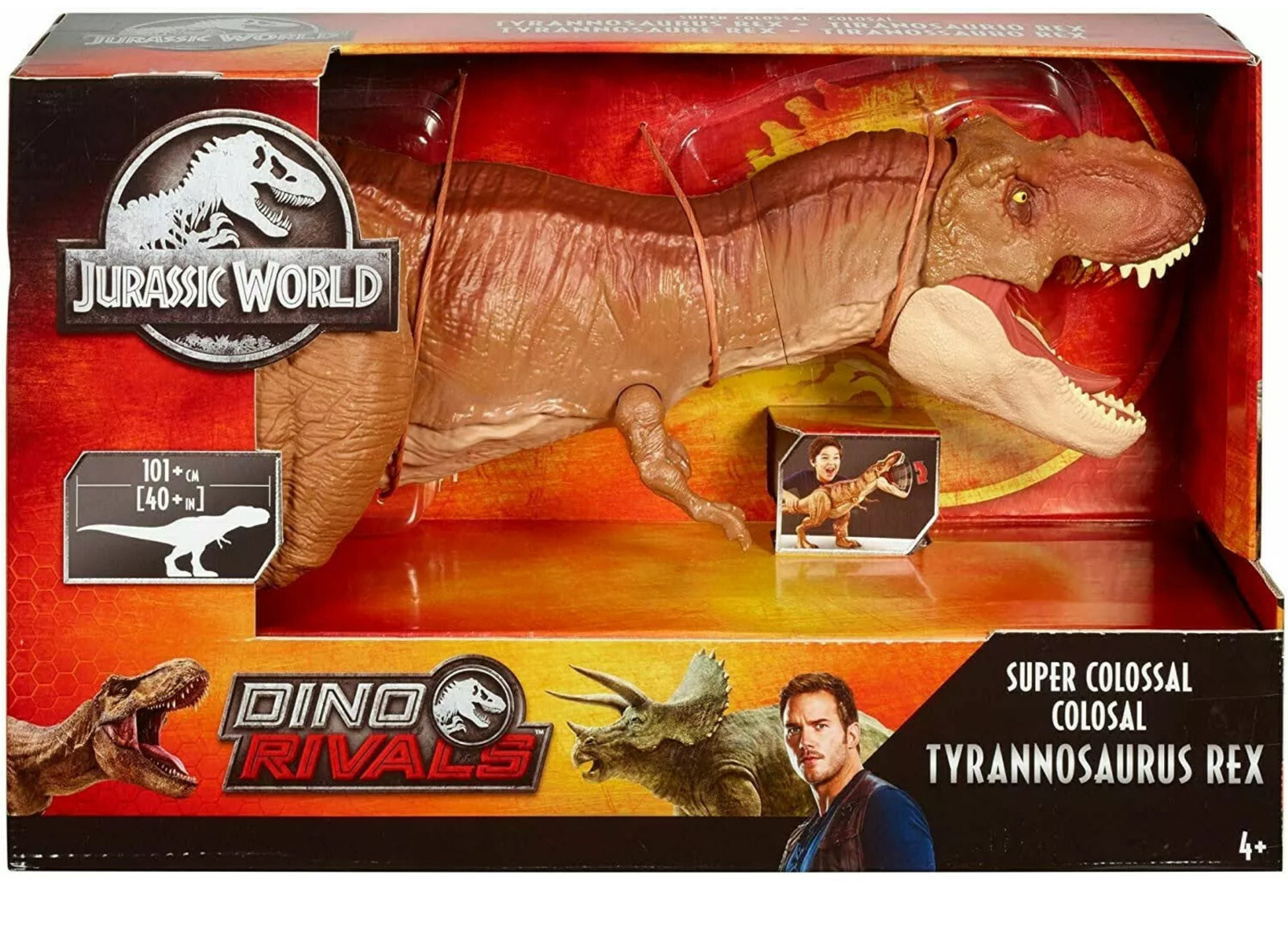 jurassic world fmm63 super colossal tyrannosaurus rex figure