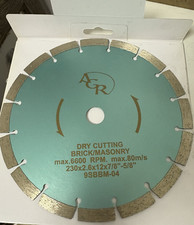 AGR 9 Dry Cutting Brick/Masonry Segmented Dia...