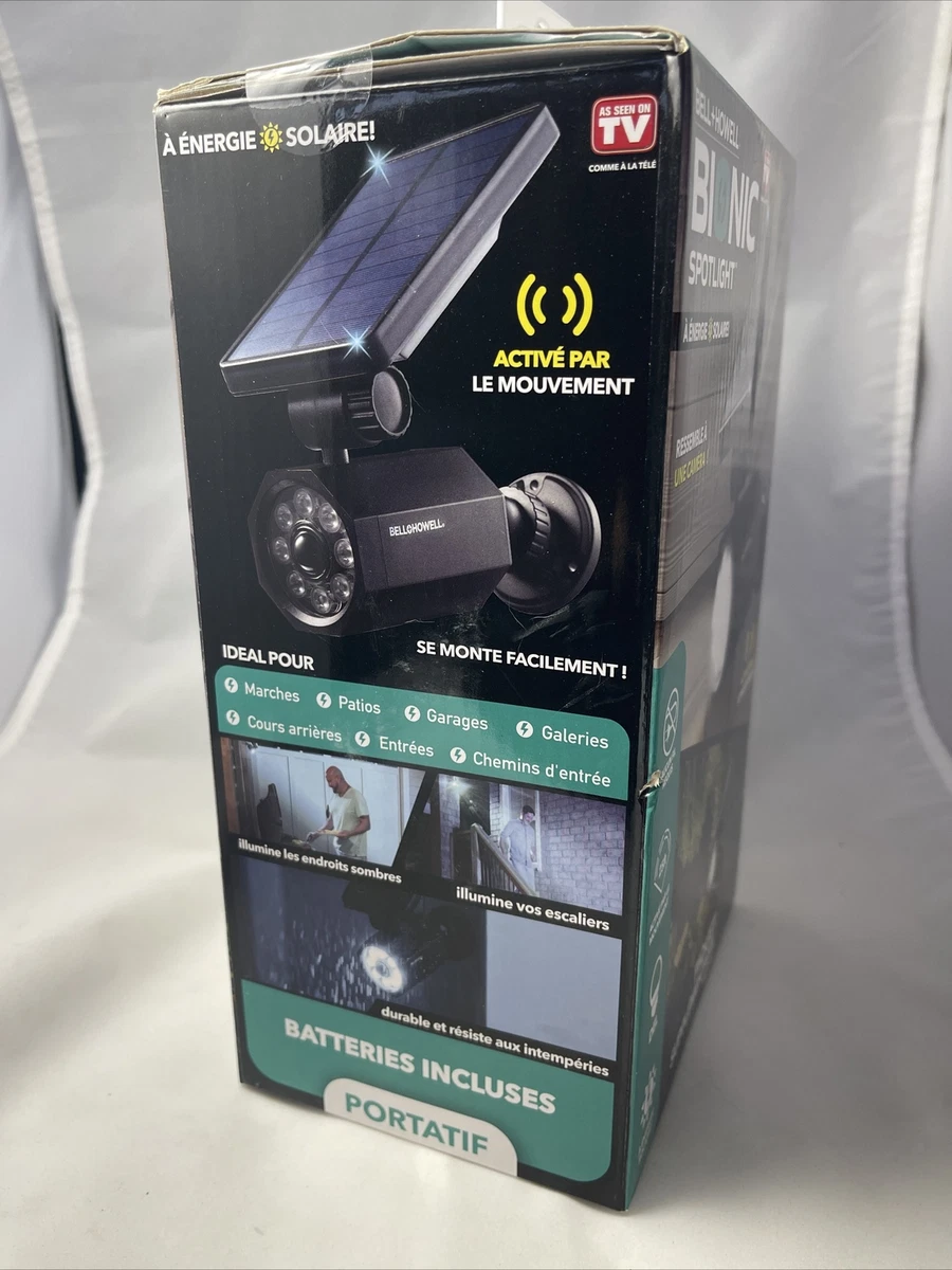 Bell howell bionic 2024 spotlight solar powered