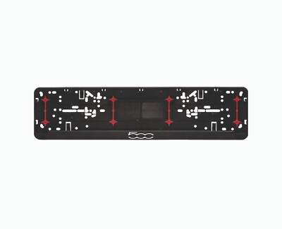 Europäischer Kennzeichenrahmen Halter Surround Würth für Fiat 500 Fans
