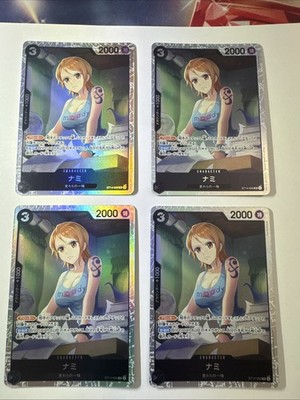 Nami ST14-006 ( Super Rare ) Start Deck 3D2Y ONE PIECE 4 Card Playset JPN NM