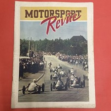 seltene alte Zeitschrift Motorsport Revue 1955 Sachsenring Avus