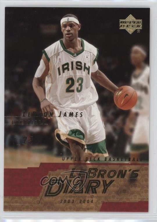2003-04 Upper Deck Lebron's Diary LeBron James #LJ1 0hs2