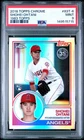 2018 Topps Chrome Shohei Ohtani 1983 Topps Refractor Rookie PSA 9 #83T-6