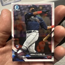 2018 Bowman Chrome - Ronald Acuna Jr. #40 (RC)