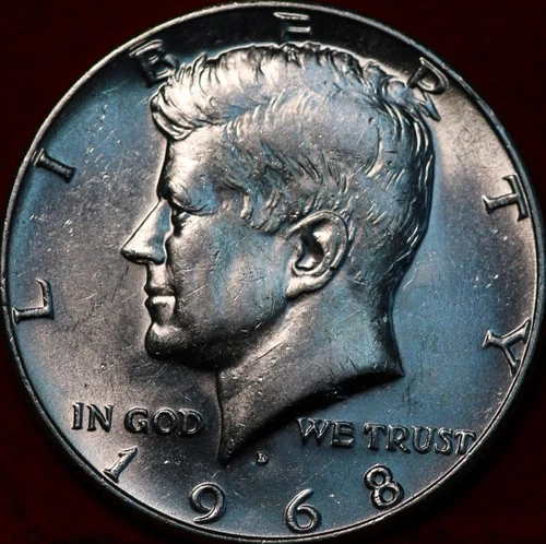 1968-D Kennedy Half Dollar — photo from another recent sale