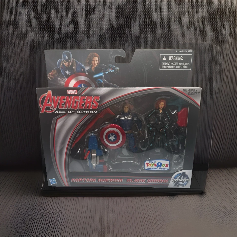 Avengers Age of Ultron 3,75"" CAPITÃO AMÉRICA E VIÚVA NEGRA Brinquedos R Us Novo - Imagem 2 de 4