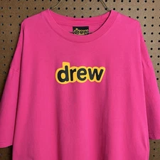 Drew House Shirt Men’s XL Pink Justin Bieber Music Tour Streetwear T-shirt