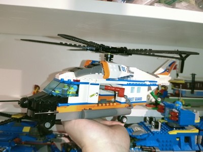 Lego 60166 Schwerlast Rettungshubschrauber Küstenwache Stadt