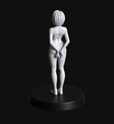 Manufaktura Miniaturen gebunden Unterwäsche langhaarig weiblich devot gebunden