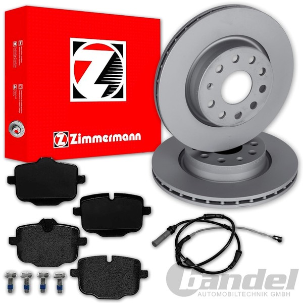 Zimmermann Bremsscheiben 345Mm + BelÄGe Hinten Passend FüR BMW 5Er G30 G31-image