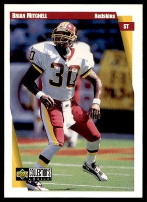 1997 Collector's Choice Brian Mitchell #266 Washington Redskins