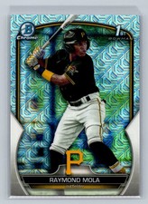 2023 Bowman Chrome #BCP-198 Raymond Mola Chrome Prospects Mojo Refractor