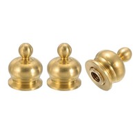 FüR Lampenschirme 18X22Mm Messing Kappen Dekoset 3Er Set
