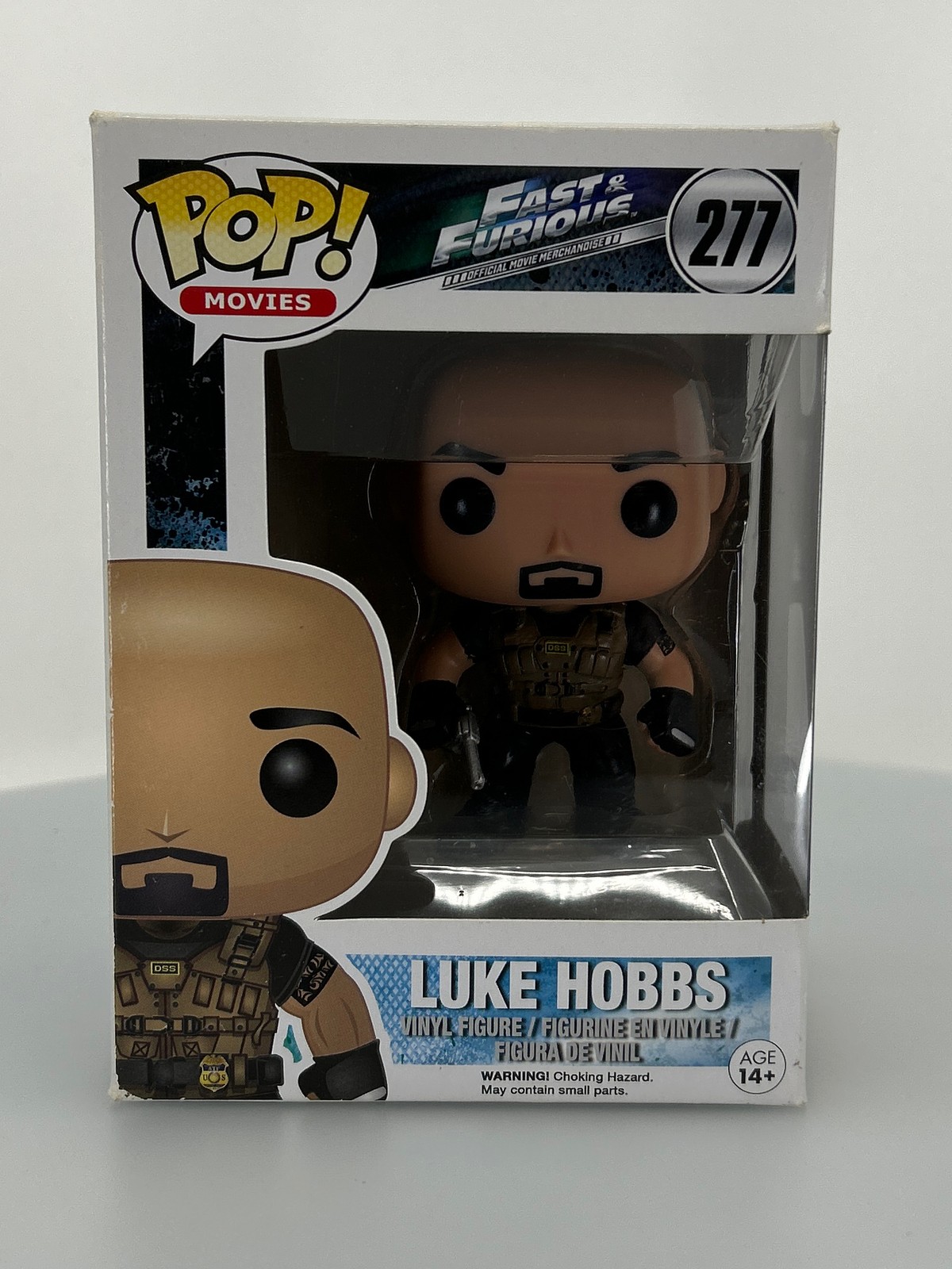 Funko Pop! Movies Fast And Furious: Hobbs &Amp; Shaw Luke Hobbs #277 Damaged Box