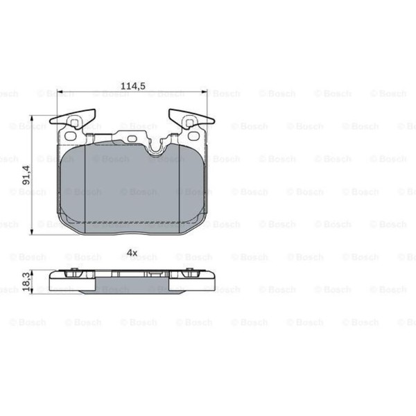 Bosch BremsbeläGe Bremsbelegsatz Vorne FüR BMW 1Er 3Er Touring-image