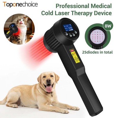 8W Class 4 Laser Therapy Device 650 808nm 25 Diodes for Pain Relief For Home Use