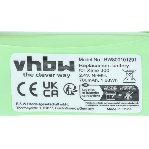 Batterie comme Philips 60AAAH2BMX 2HR-AAAU H-AAA600X2 H-AAA500X2 700mAh 2,4V - Zdjęcie 5 z 9