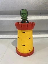 Pop Up Frankenstein Castle Game Universal Monsters Toy Tower