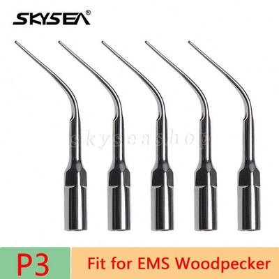 5pcs Dental Ultrasonic Piezo Scaler Perio Tips P3 fit SKYSEA EMS SKYSEA