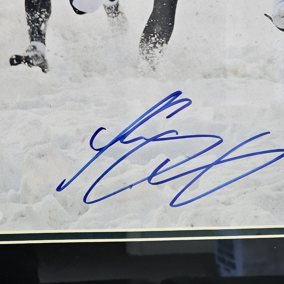 Imagen firmada por LeSean McCoy "Snowbowl" PSA/DNA enmarcada y mate 26x24 Foto 4 de 4