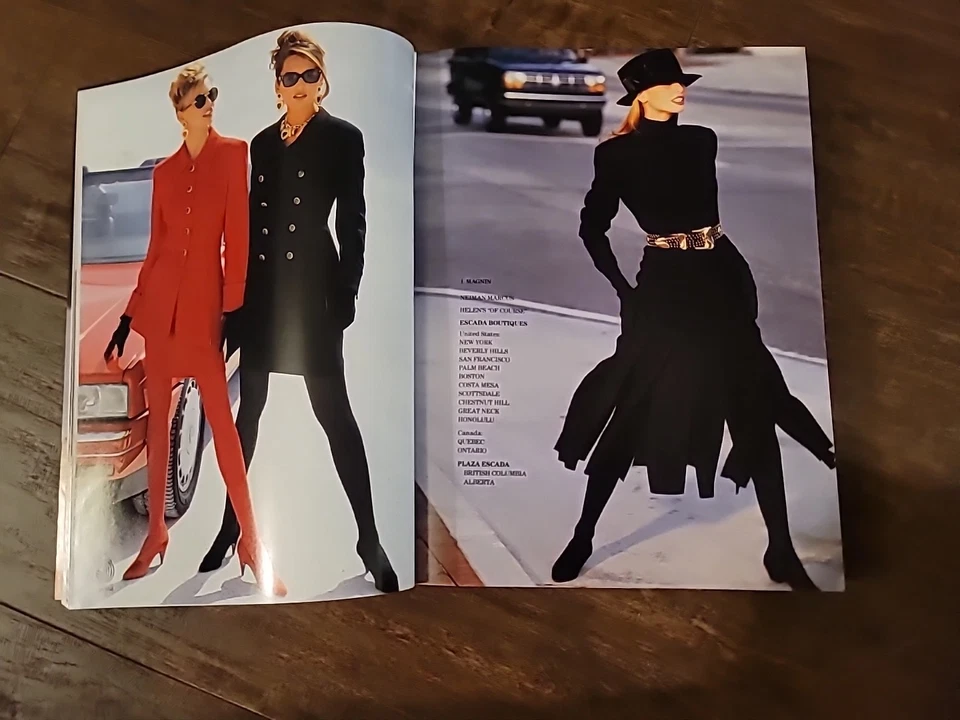 Claudia Schiffer - Vogue magazine - September 1992, Geena Davis, Brian De Palma - Image 4 of 4