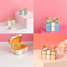 Necklace Box Jewelry Wedding Gift Girlfriend Ring Storage Alloy Valentine's Day