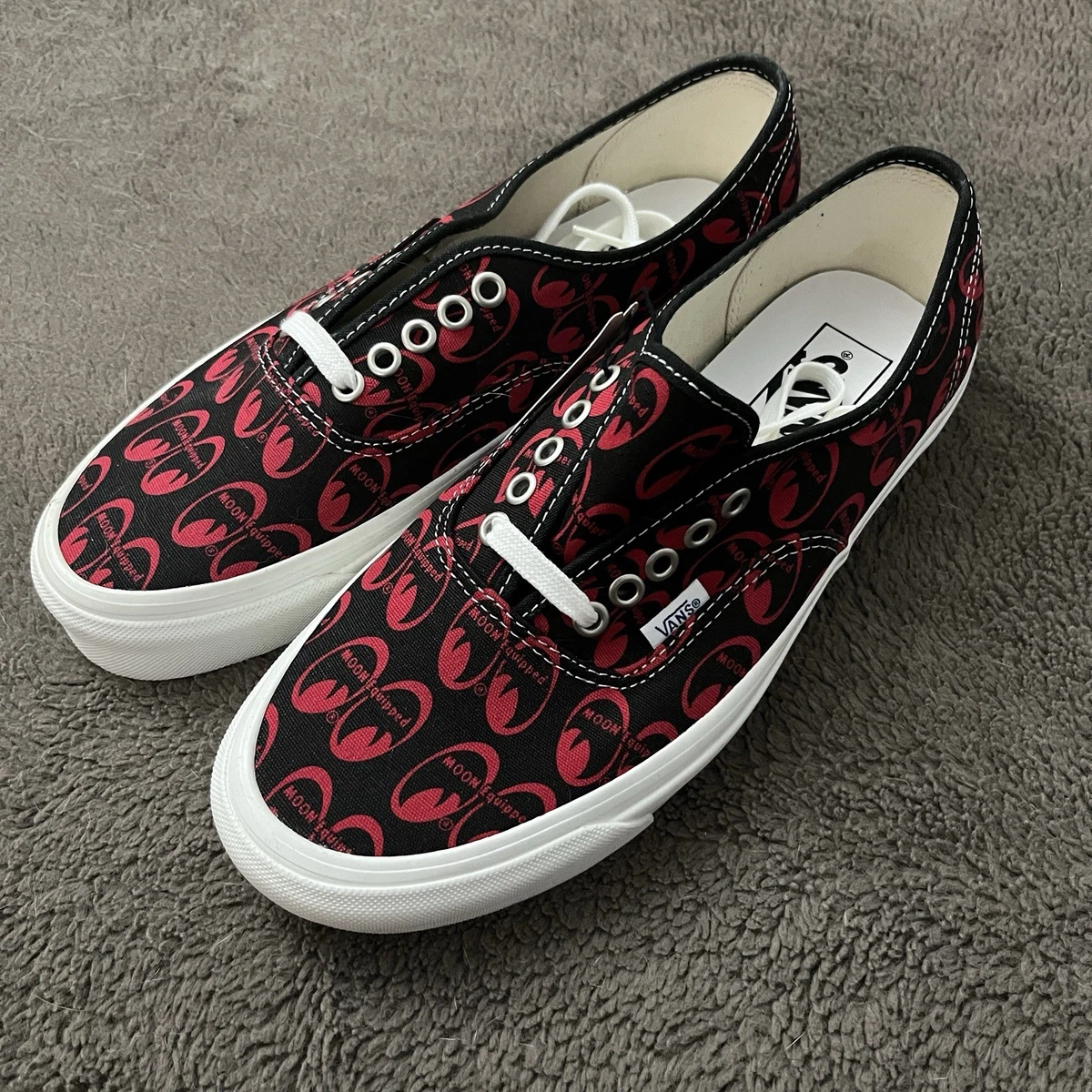 Mooneyes x Vans Authentic 44 DX Anaheim Factory - Black Red for