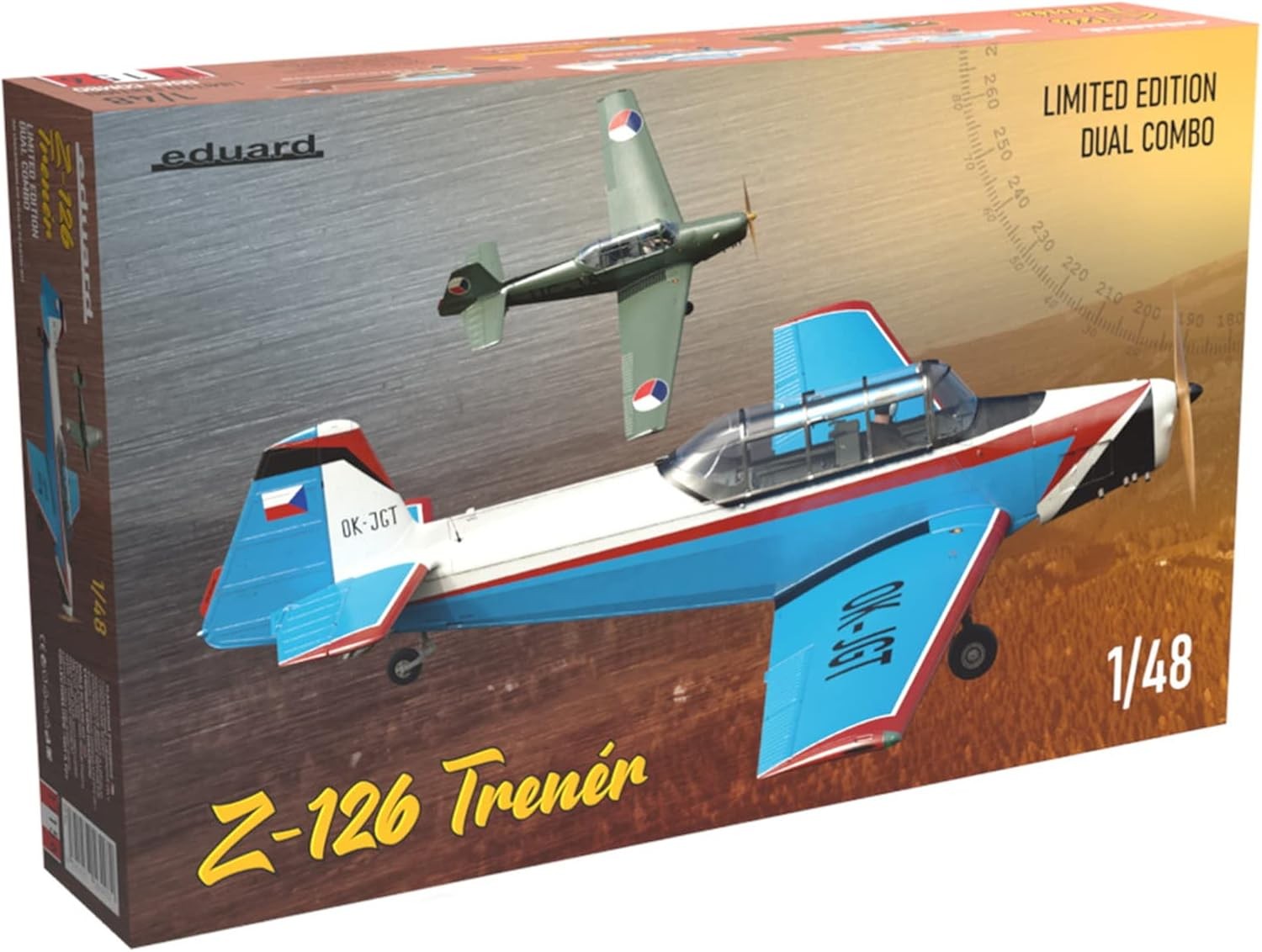 Двойной комбинированный комплект для тренировок Zlin Z-126 ВВС Чехословакии EDU11156