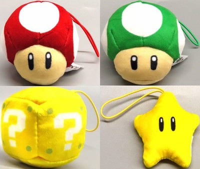 Mocchi-Mocchi Gacha Game Style Super Mario Plush Set of 4