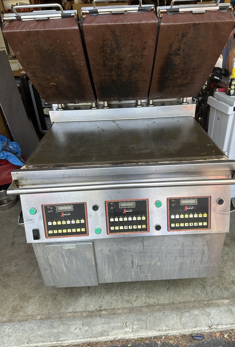 Garland Xpress Triple Clamshell Griddle XPE 36 Used Untested | eBay