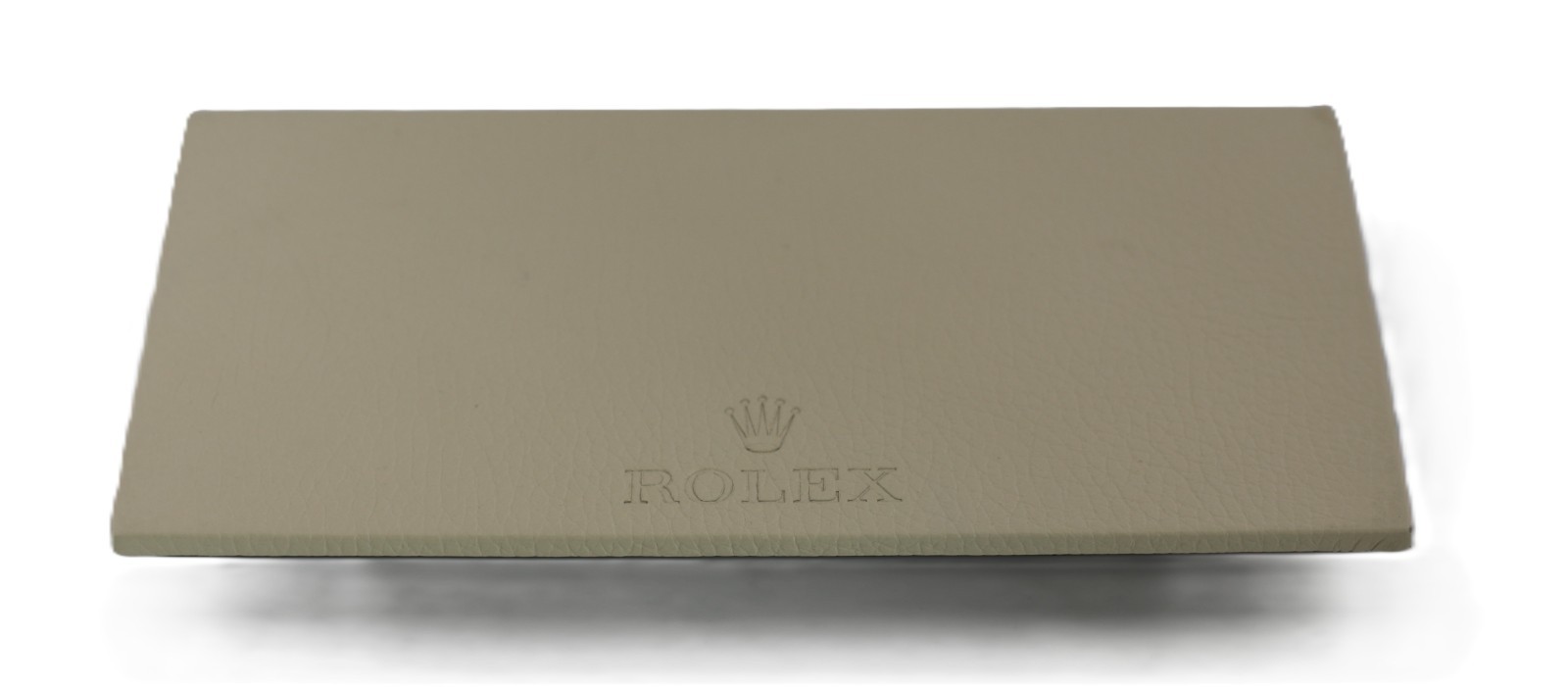 Rolex display pelle beige watchstand supporto orologio vassoio lavagna merce originale
