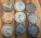 8 Canada Silver Dimes 1939 1916 1949 1940 1956 1939 1939  1940  Non Silver 1988