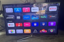 RARE Samsung 55" 1080 3D LED Smart TV UN55C7000 With Remote. Line On Top Screen