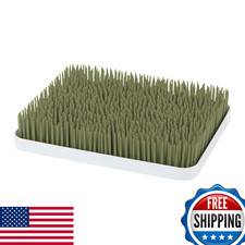 Boon Lawn Countertop Baby Bottle Drying Rack Antimicrobial Tray Sage