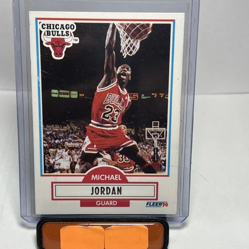 Fleer 1990-91 Michael Jordan #26 Chicago Bulls NBA Basketball Card