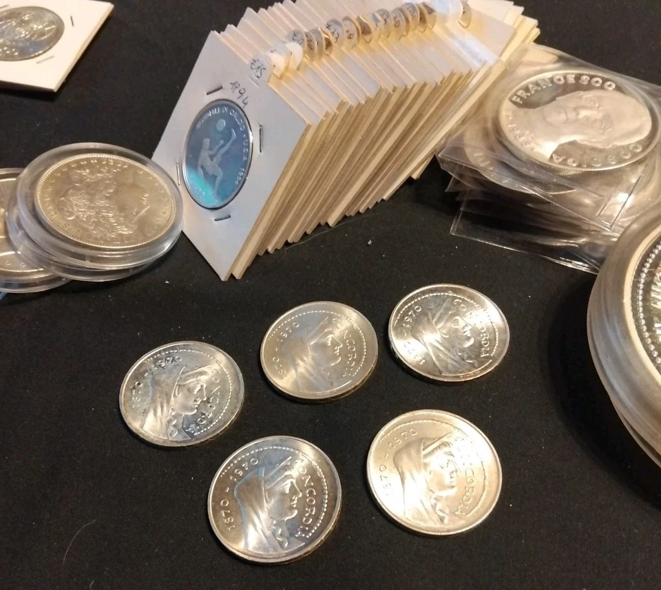 🔥LOTTO 5 MONETE 1000 LIRE CONCORDIA🔥IN ARGENTO🔥 - Immagine 3 di 4