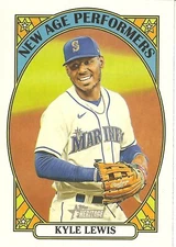 2021 TOPPS HERITAGE KYLE LEWIS NEW AGE PERFORMERS BASEBALL CARD  NAP-8