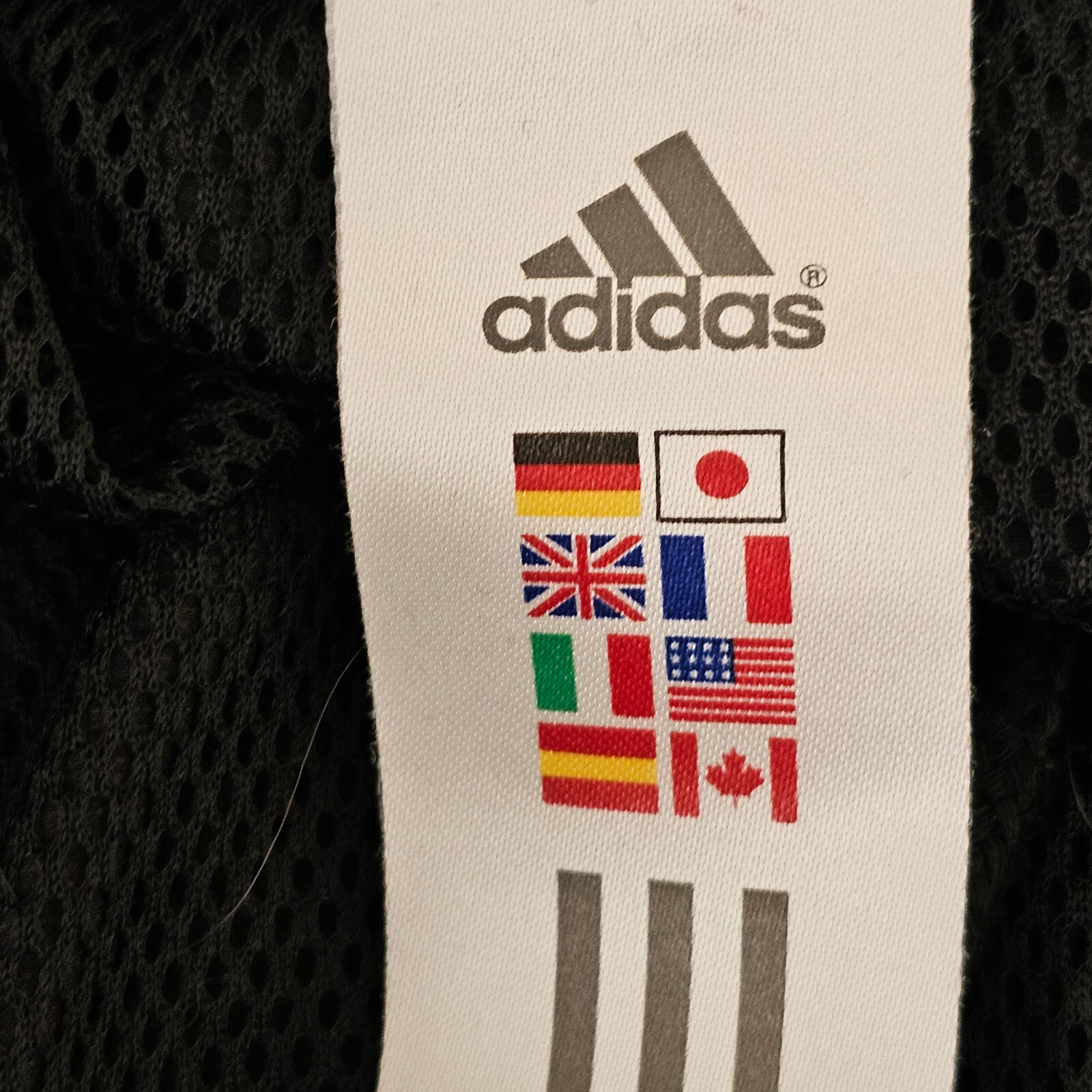Adidas Mens Pants Track Three Side Stripes Black White Athletic Size M EUC thumbnail 10