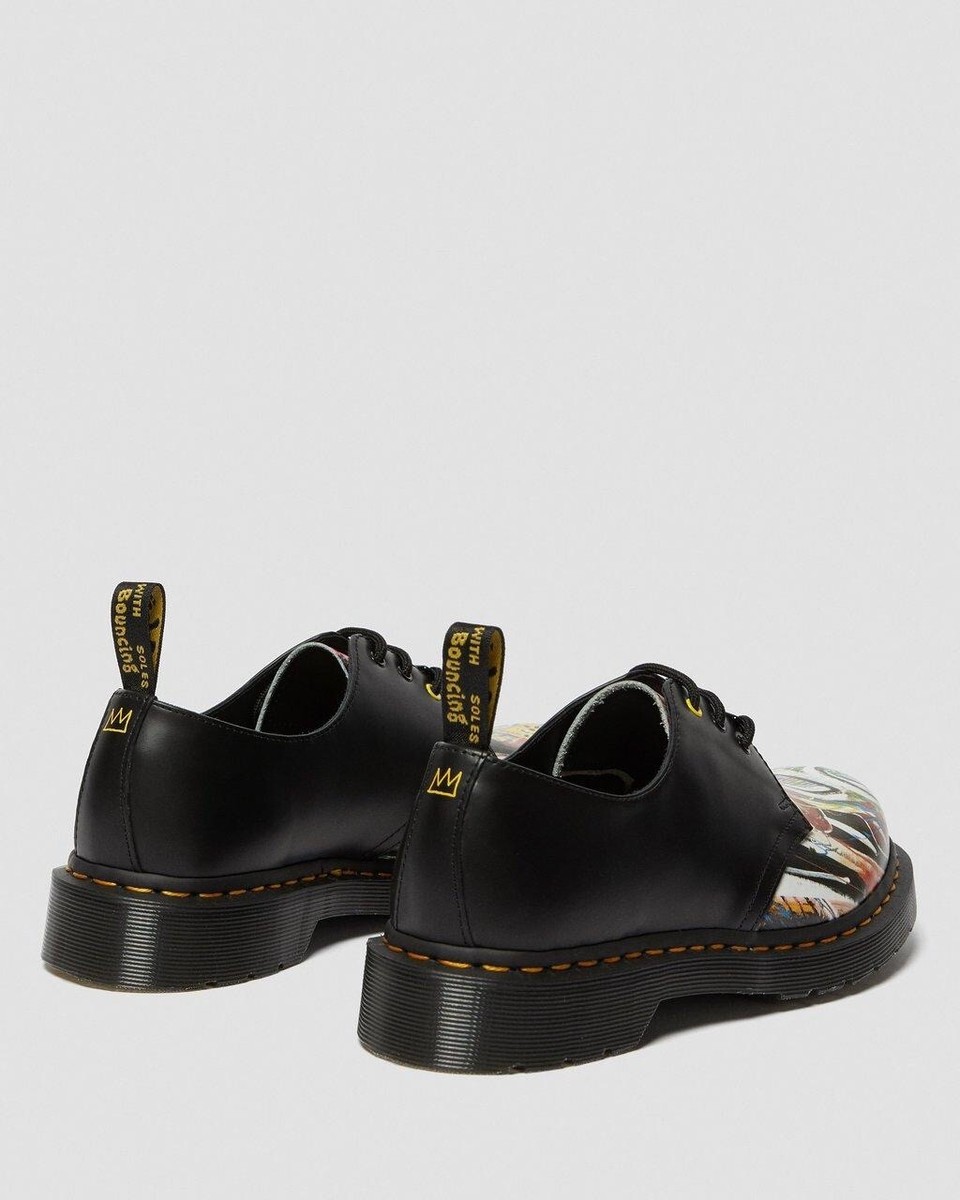 NEW DR. MARTENS X JEAN MICHEL BASQUIAT “DUSTHEADS” OXFORD SHOES