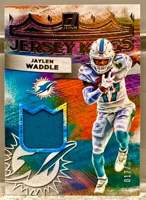 JERSEY NUMBER MATCH! 2022 Panini Donruss Jersey Kings Jaylen Waddle 17/399!
