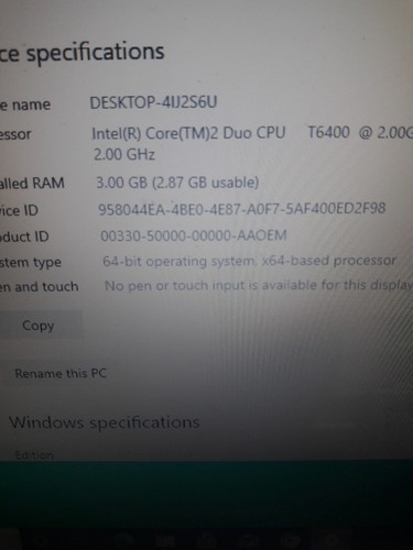 CLOSEOUT - Toshiba Satellite L305 Core 2 3GB RAM 160GB HDD Webcam Win 10 #151 - Picture 6 of 11