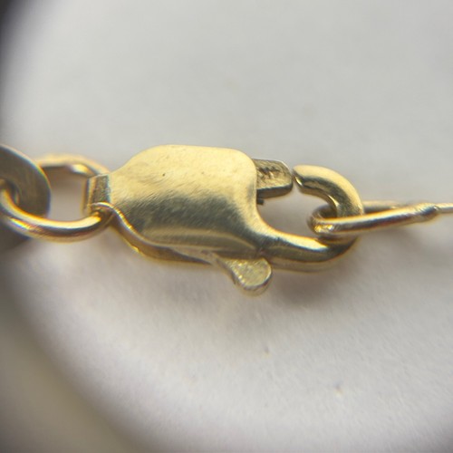 14K Italy Yellow Gold & Black Onyx Faceted Beaded 16" Necklace 4.847g Choker - Picture 5 of 9