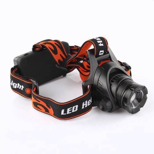 CREE hoofdlamp met XM-L2 U2 LED Retractable Zoom 1800 lumen lumen 1800 - Zwart 612a80 CREE hoofdlamp met XM-L2 U2 LED Retractable Zoom 1800 lumen lumen 1800 - Zwart 612a80